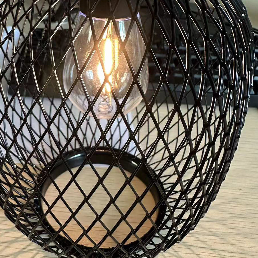 Solar Lantern Outdoor Lamp – Round or Oval with Warm White LED Light