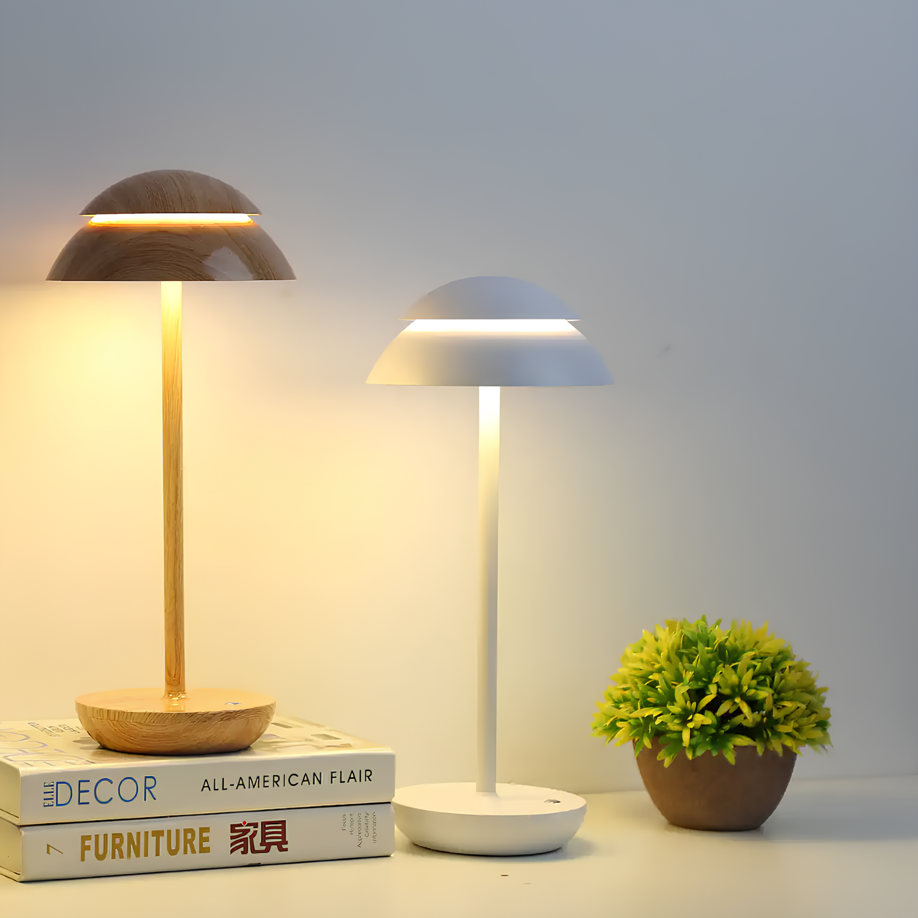 Stylish Aluminum Table Lamp with Dimmer Function