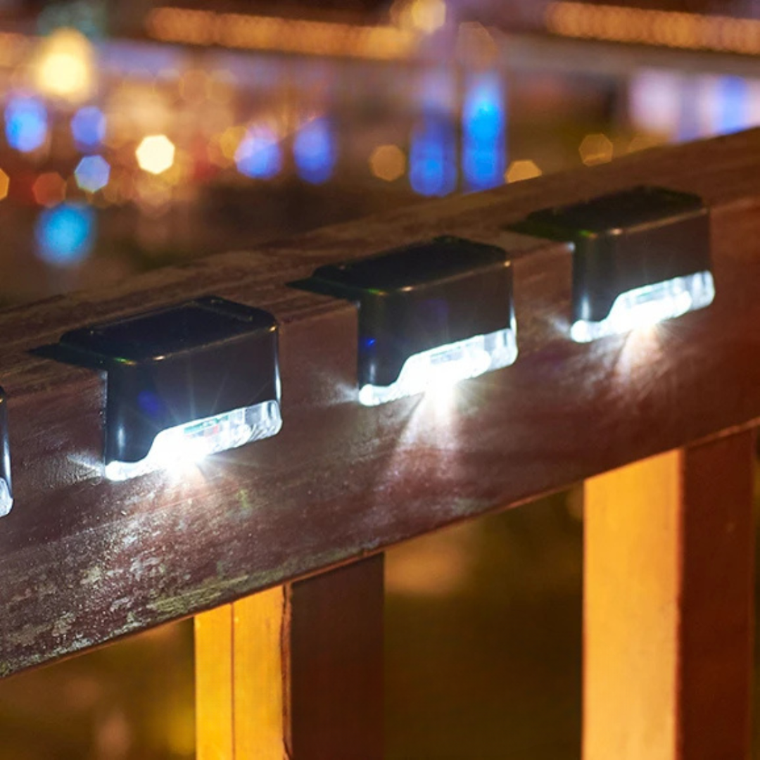 Sola – 4-Pack Solar Outdoor Lamps with Automatic Sensor & Weatherproof Design (IP65)