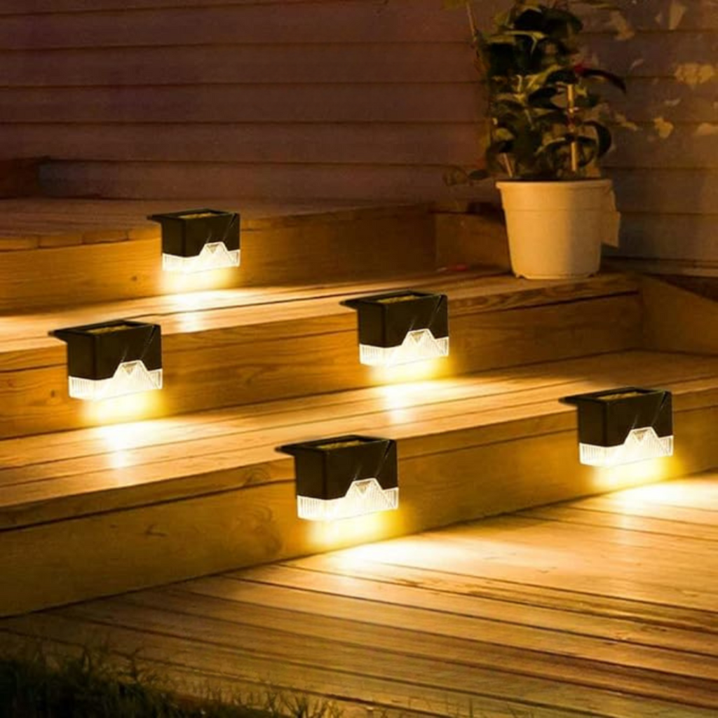 Sola – 4-Pack Solar Outdoor Lamps with Automatic Sensor & Weatherproof Design (IP65)