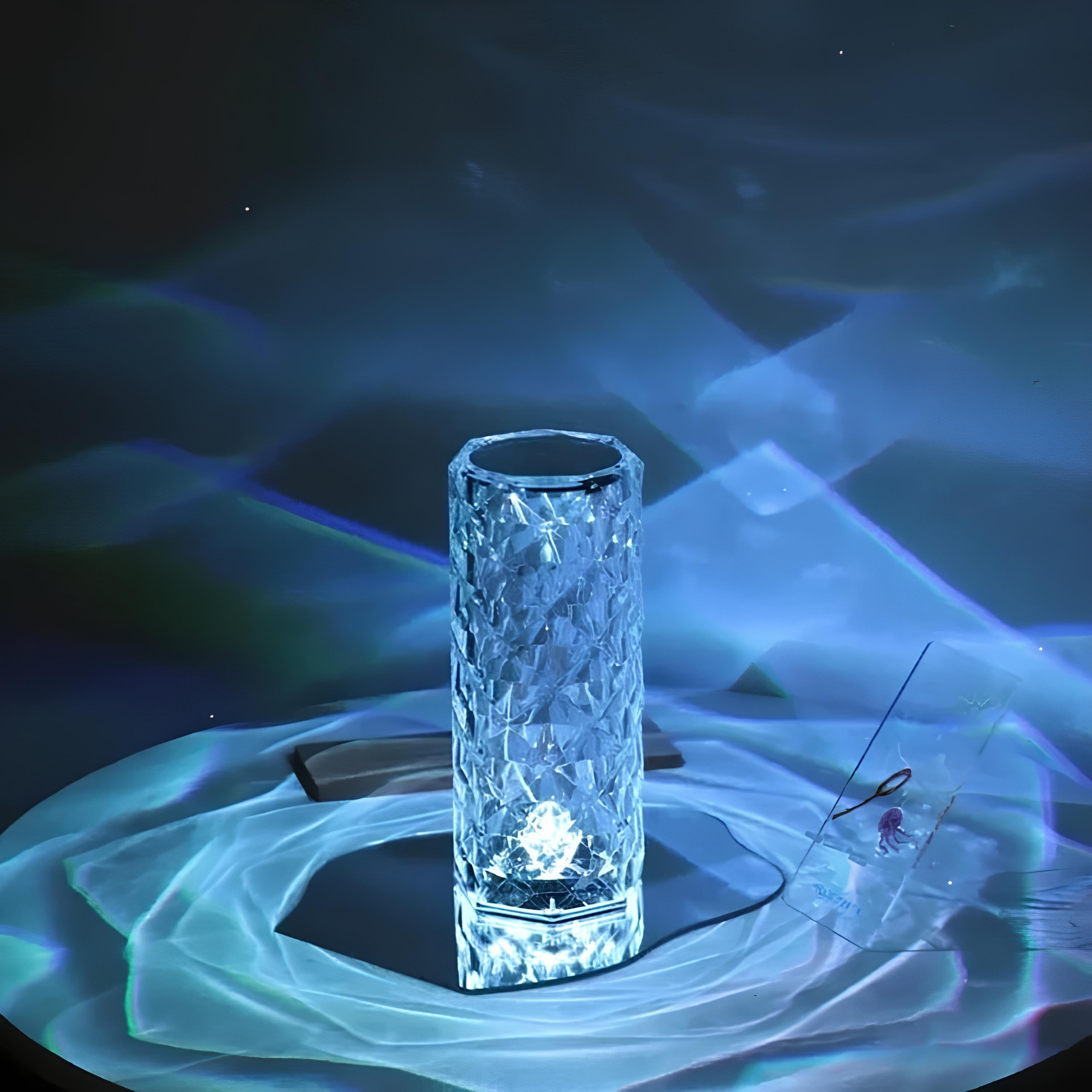 Baso – Sparkling Crystal Touch Table Lamp with Remote Control & 16 Colors