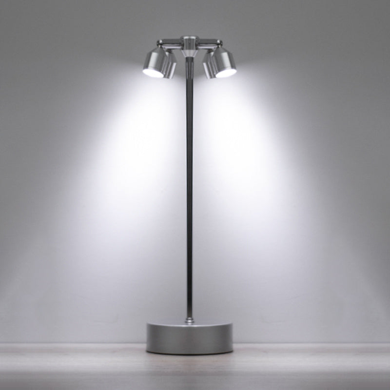 Minimalist LED Table Lamp of Iron – 1, 2, or 4 Light Points
