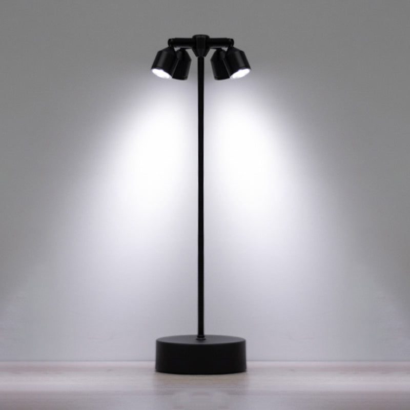 Minimalist LED Table Lamp of Iron – 1, 2, or 4 Light Points