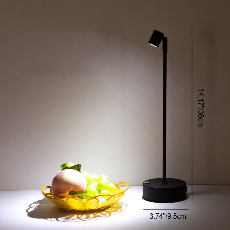Minimalist LED Table Lamp of Iron – 1, 2, or 4 Light Points