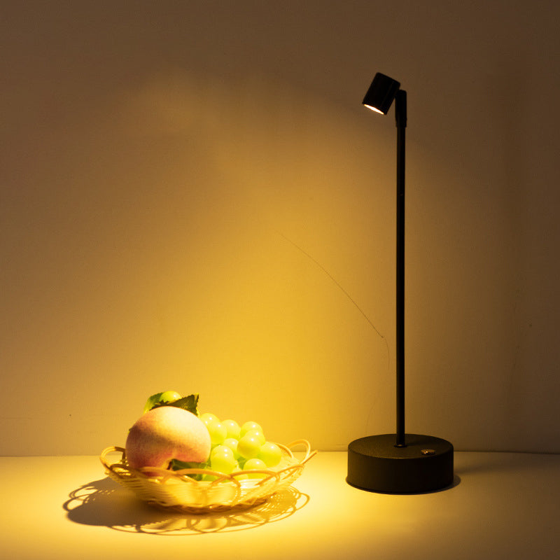 Minimalist LED Table Lamp of Iron – 1, 2, or 4 Light Points
