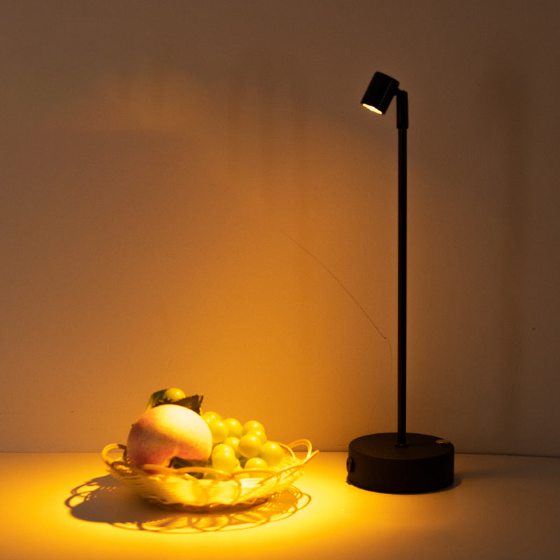 Minimalist LED Table Lamp of Iron – 1, 2, or 4 Light Points