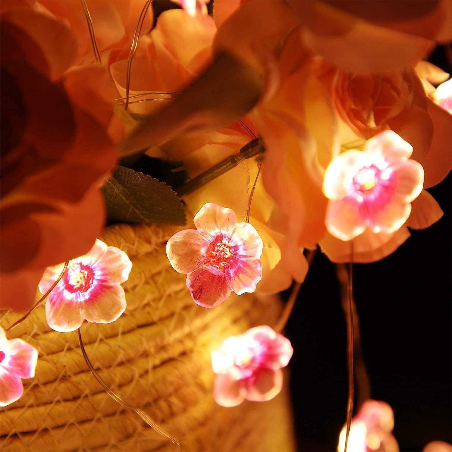 Pink LED Decorative Light String – Creative – (30 LEDs)