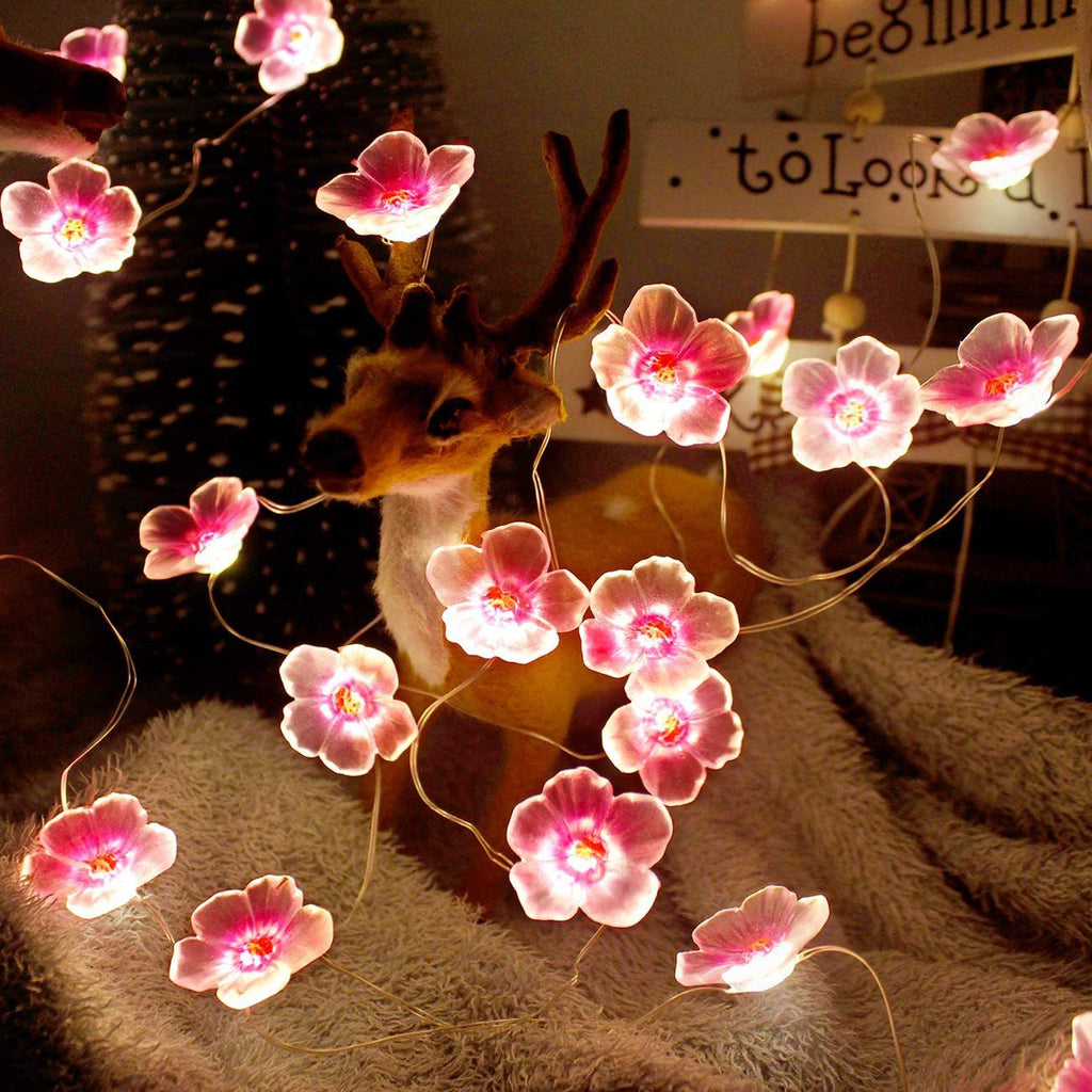 Pink LED Decorative Light String – Creative – (30 LEDs)