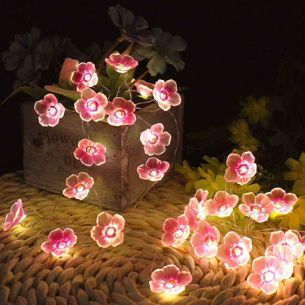 Pink LED Decorative Light String – Creative – (30 LEDs)