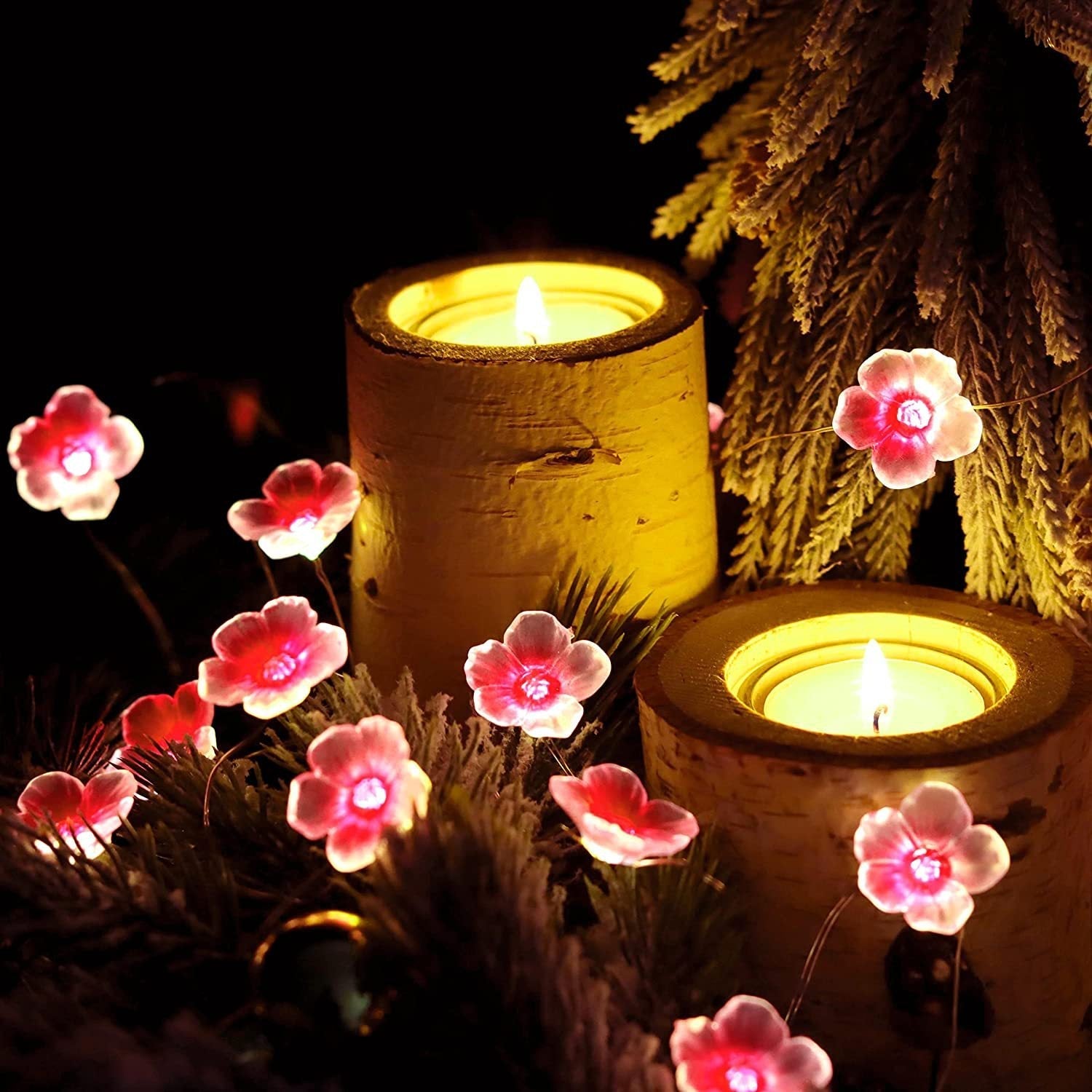 Pink LED Decorative Light String – Creative – (30 LEDs)