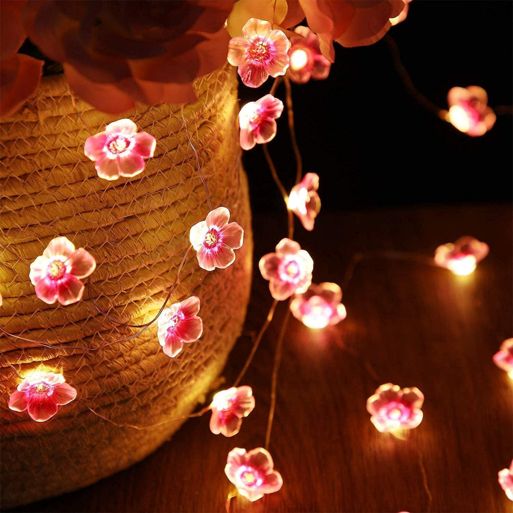 Pink LED Decorative Light String – Creative – (30 LEDs)