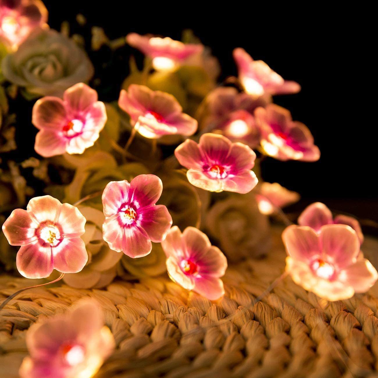 Pink LED Decorative Light String – Creative – (30 LEDs)