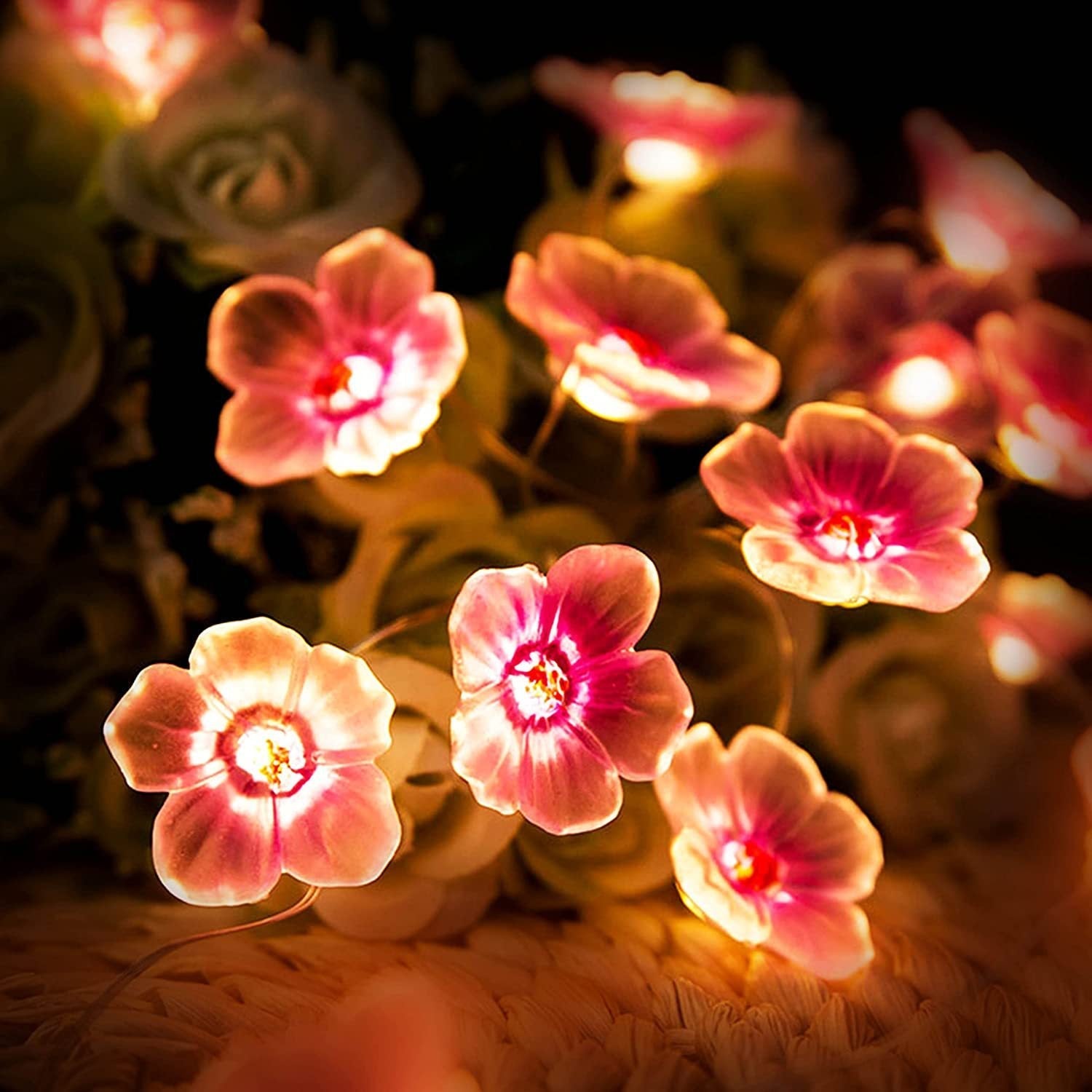 Pink LED Decorative Light String – Creative – (30 LEDs)