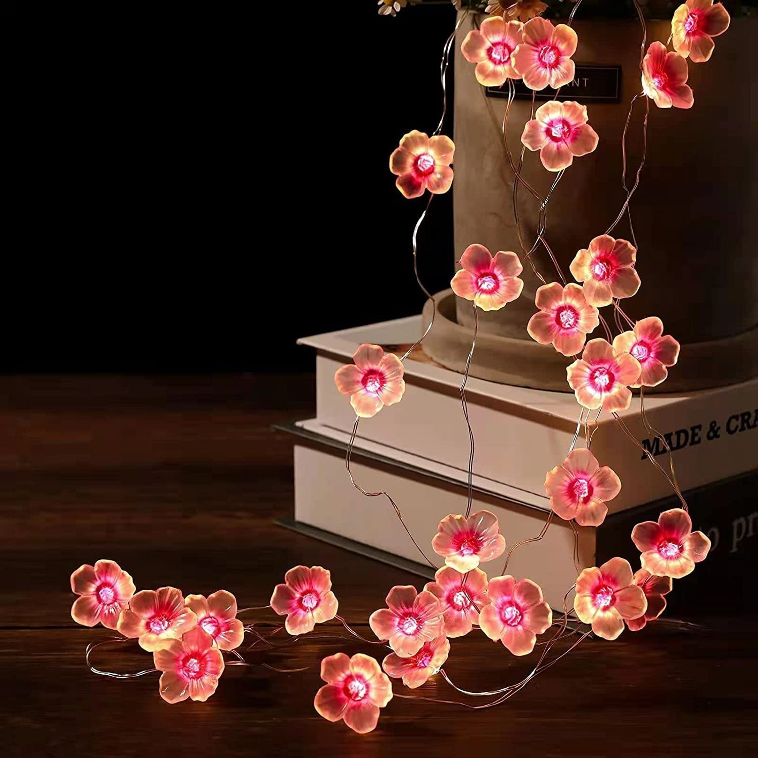 Pink LED Decorative Light String – Creative – (30 LEDs)