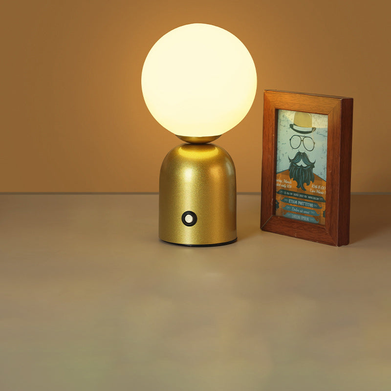 Minimalist LED Table Lamp – Plug-in, 2 W with Acrylic Shade
