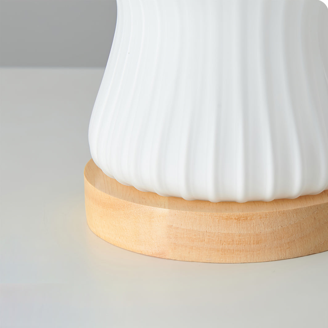 Japandi Glass Table Lamp with Soft Atmosphere Lighting