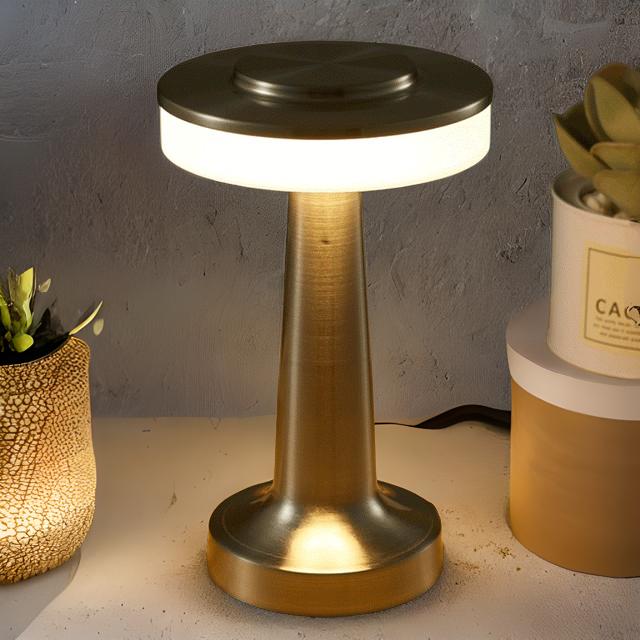Wireless LED Table Lamp Touch Sensor Rechargeable Design Lamp for Indoor & Outdoor