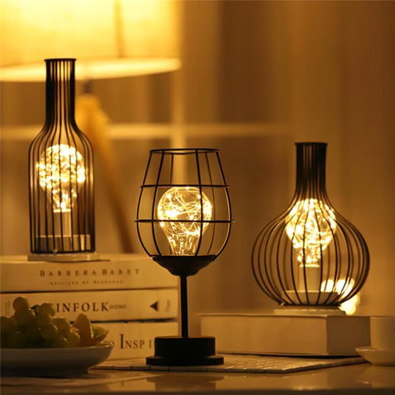 Amara – Collection of Table Lamps in Wine Bottle, Carafe & Glass Design