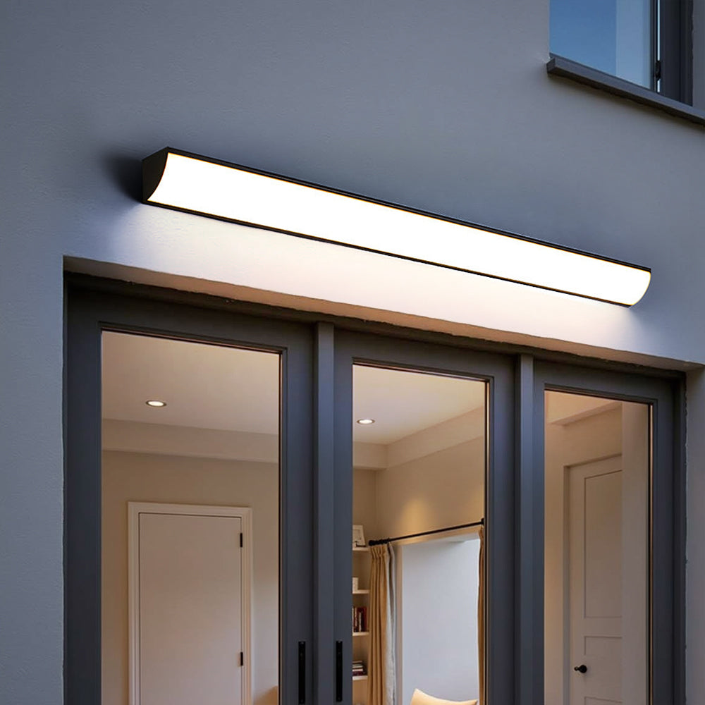 Elegant Outdoor Wall Lamp with LED & Slim Design (IP65)