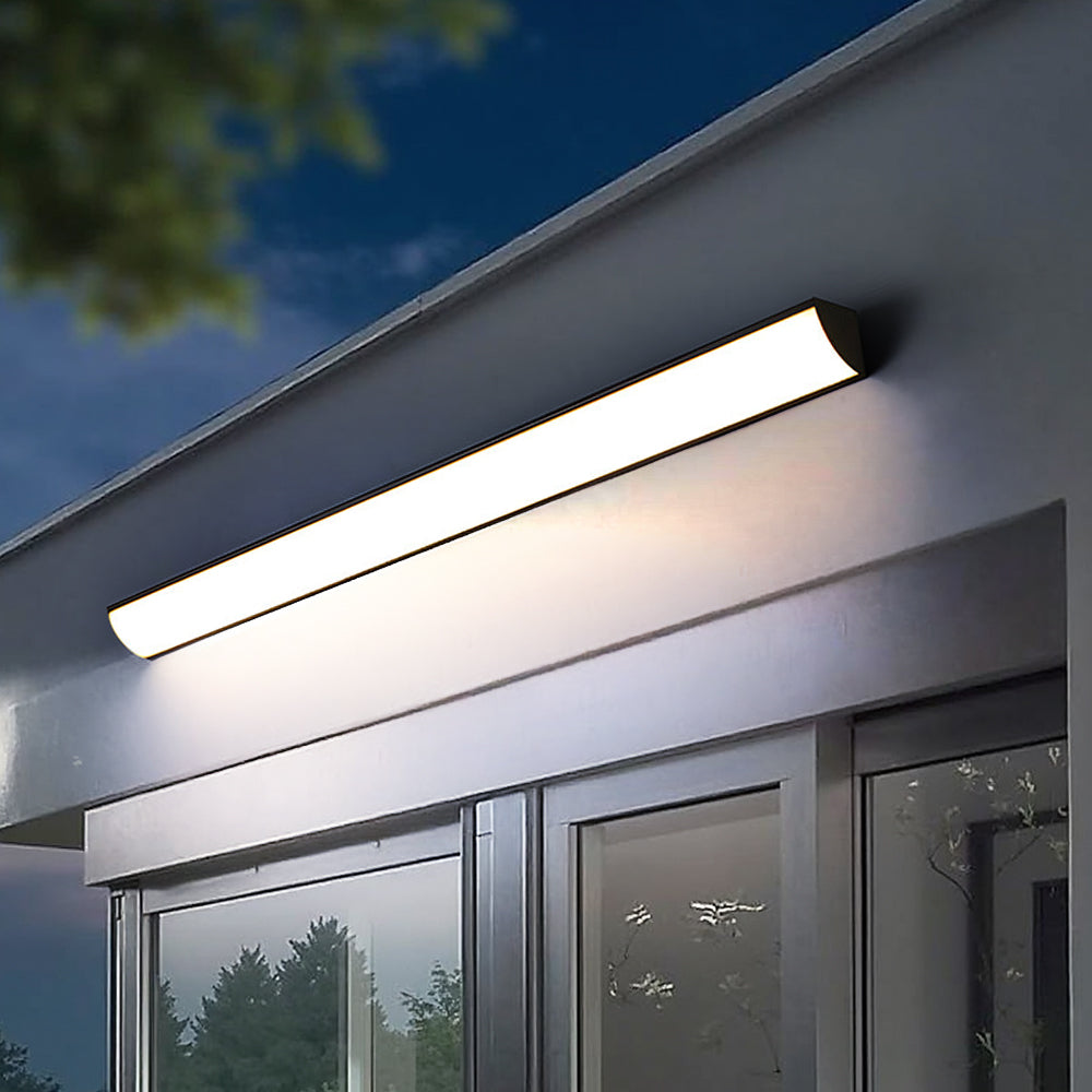 Elegant Outdoor Wall Lamp with LED & Slim Design (IP65)