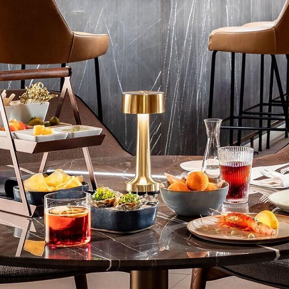 Luxury Dimmable Table Lamp with LED Lighting and Stylish Design