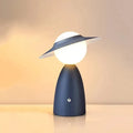 Wireless Charging Lamp with Warm LED Light and Abstract Design