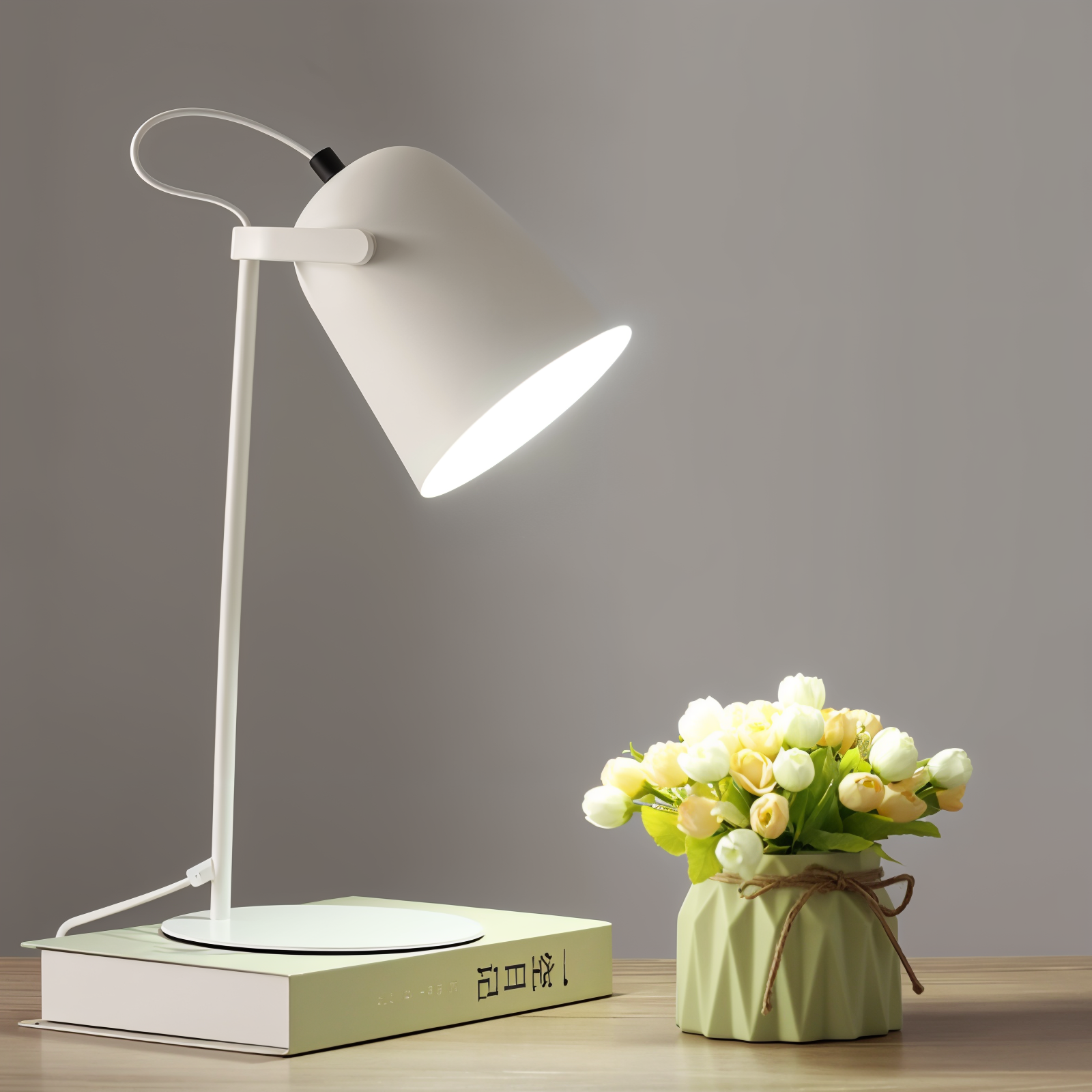 Colorful Desk Lamp with Scandinavian Design