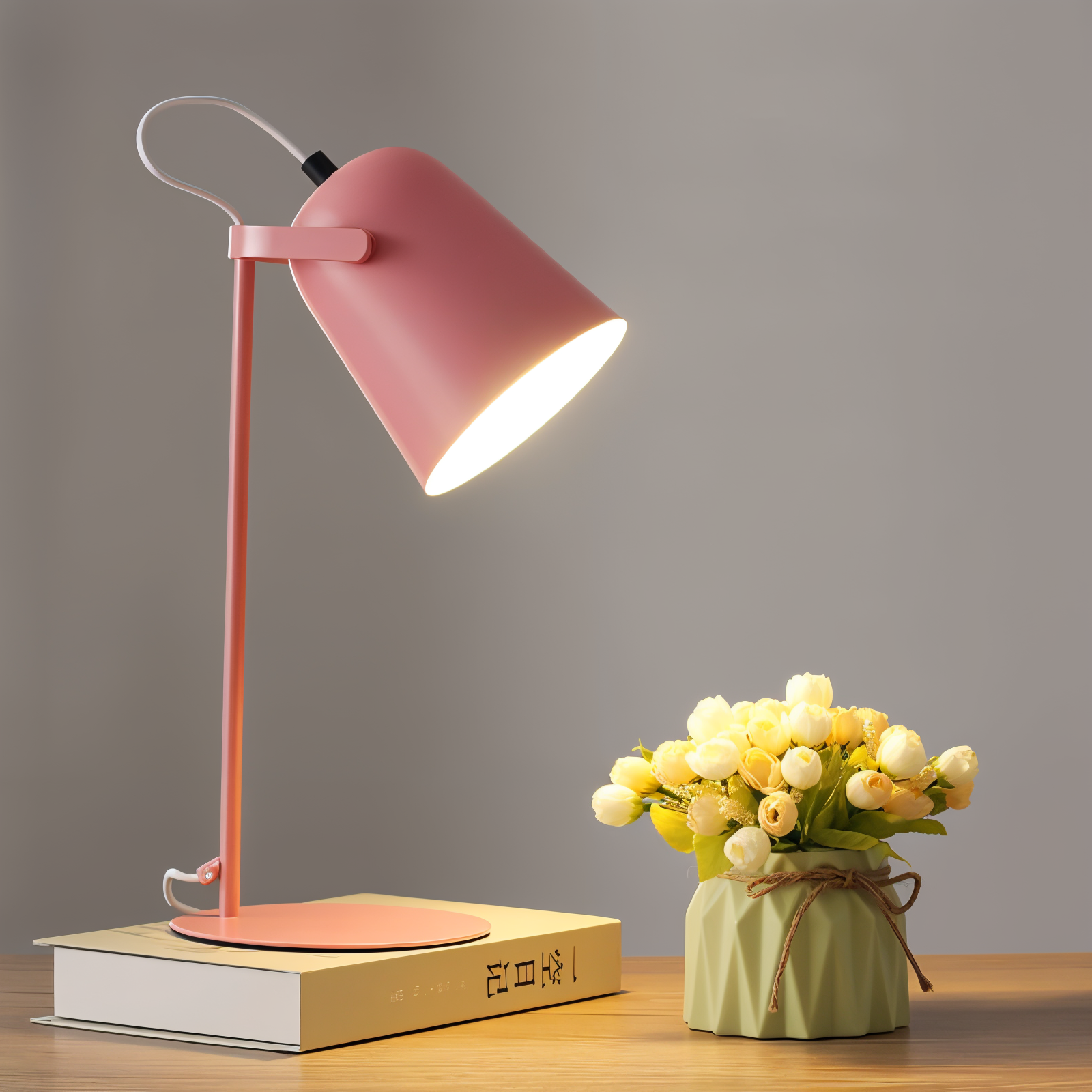 Colorful Desk Lamp with Scandinavian Design