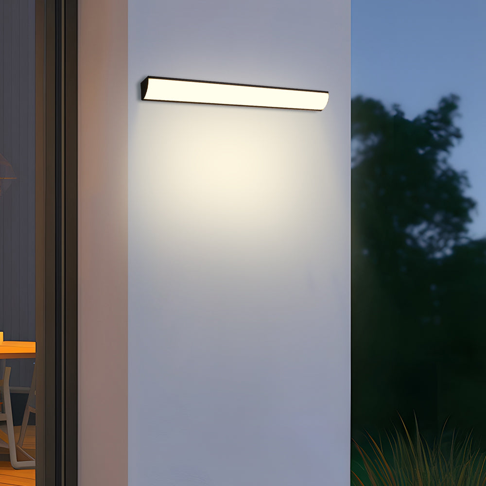 Elegant Outdoor Wall Lamp with LED & Slim Design (IP65)