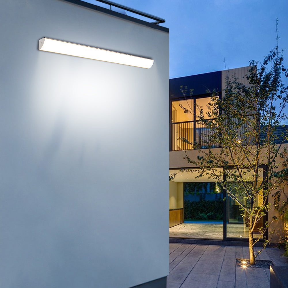 Elegant Outdoor Wall Lamp with LED & Slim Design (IP65)