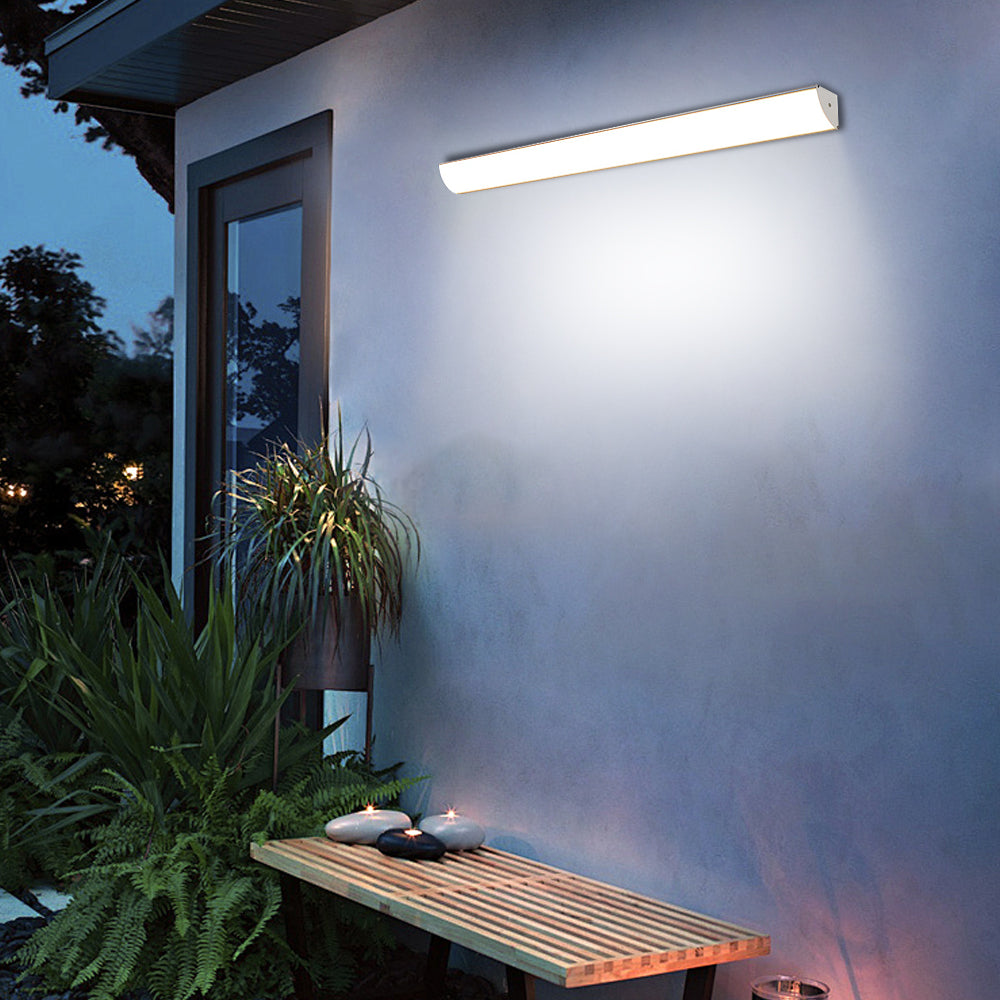 Elegant Outdoor Wall Lamp with LED & Slim Design (IP65)