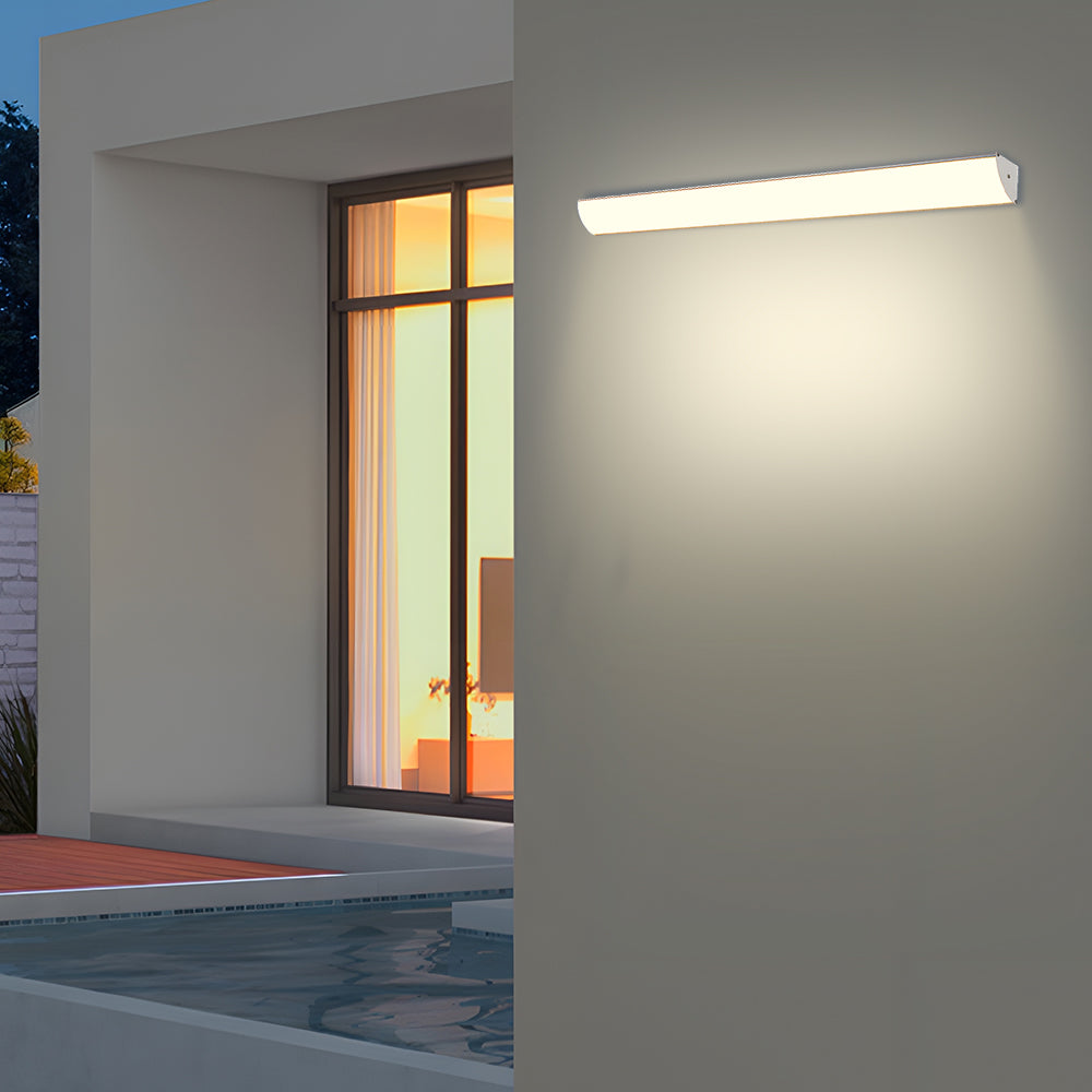 Elegant Outdoor Wall Lamp with LED & Slim Design (IP65)