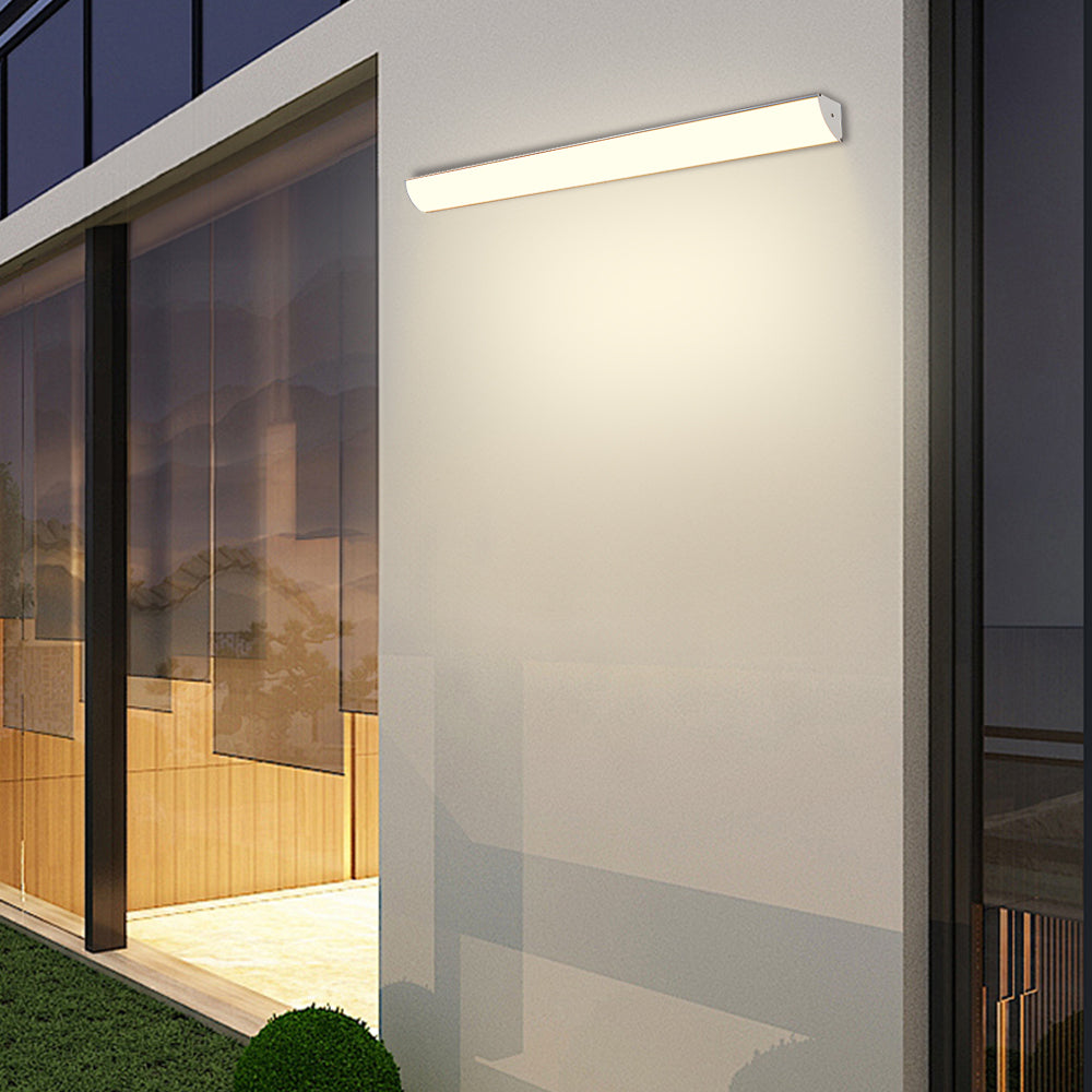 Elegant Outdoor Wall Lamp with LED & Slim Design (IP65)