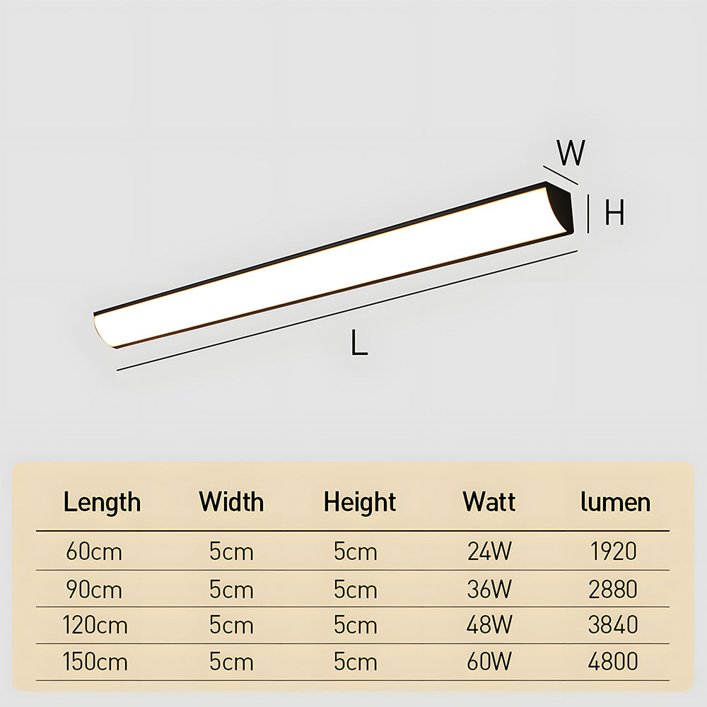 Elegant Outdoor Wall Lamp with LED & Slim Design (IP65)
