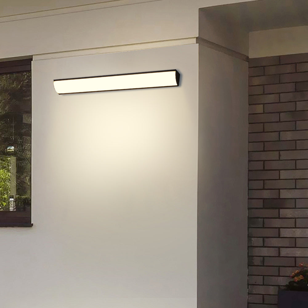 Elegant Outdoor Wall Lamp with LED & Slim Design (IP65)