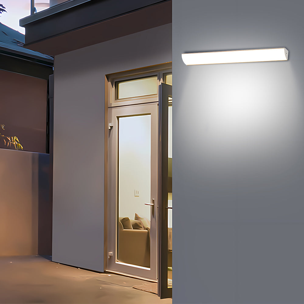 Elegant Outdoor Wall Lamp with LED & Slim Design (IP65)