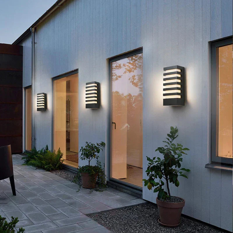 Minimalist LED Wall Lamp with Modern Design for Indoor & Outdoor IP65