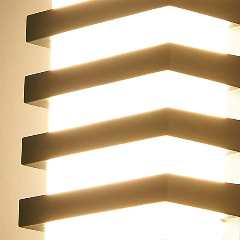 Minimalist LED Wall Lamp with Modern Design for Indoor & Outdoor IP65