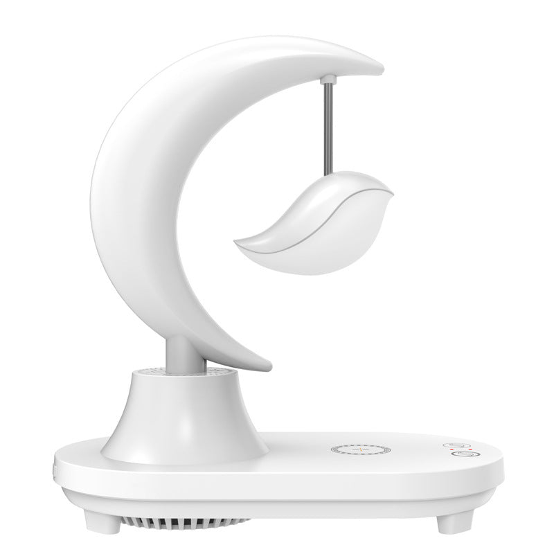 Star and Bird Table Lamp with Bluetooth Speaker & Wireless Charging – Rechargeable LED