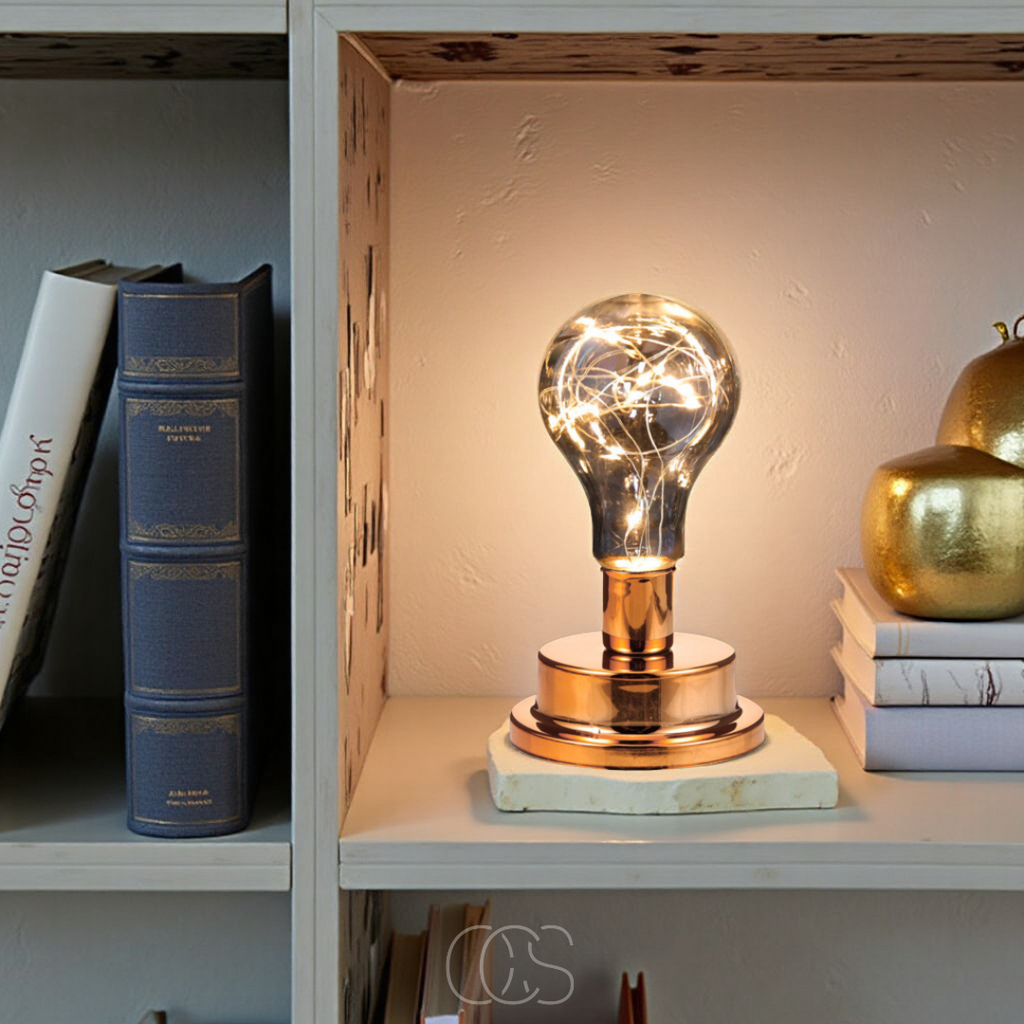 Table Lamp with Elegant Bulb Design