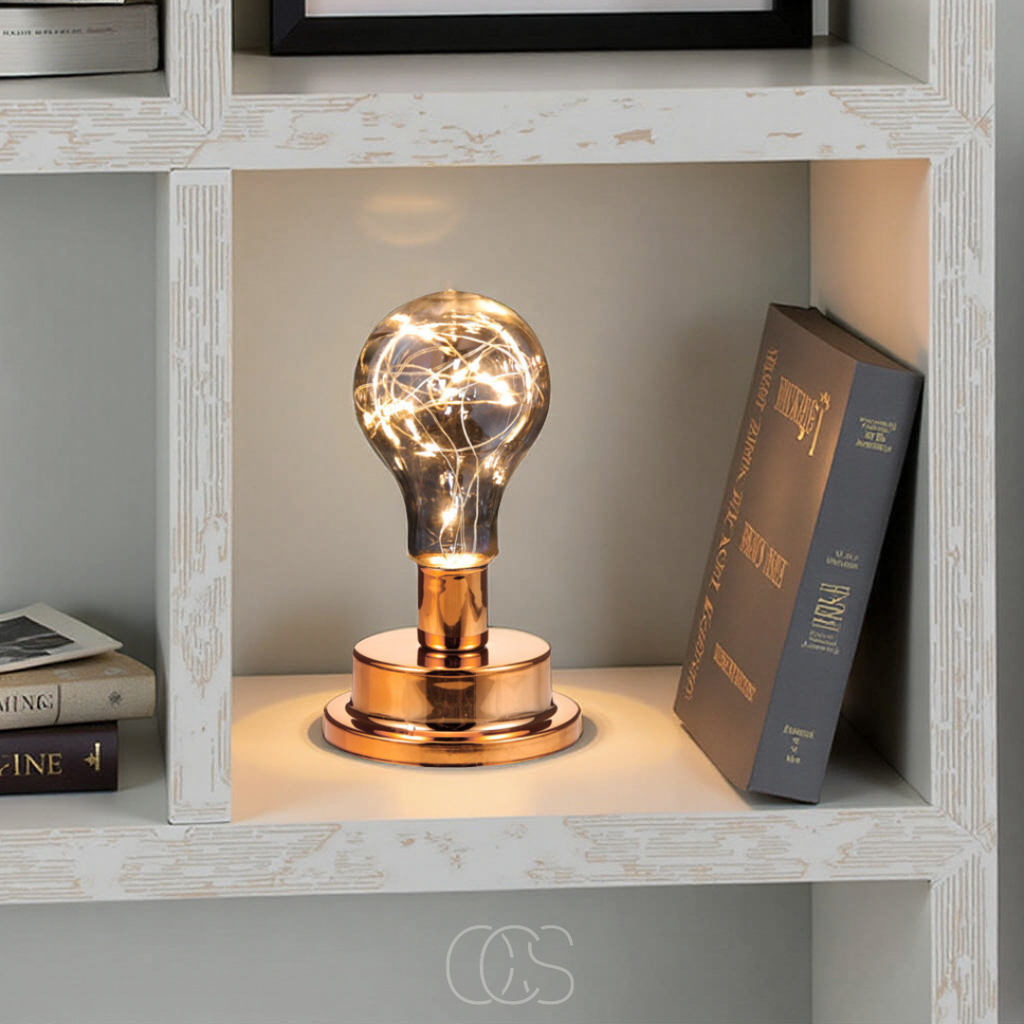 Table Lamp with Elegant Bulb Design