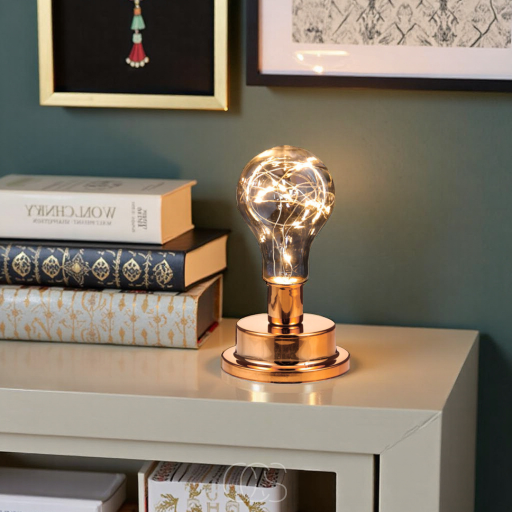Table Lamp with Elegant Bulb Design