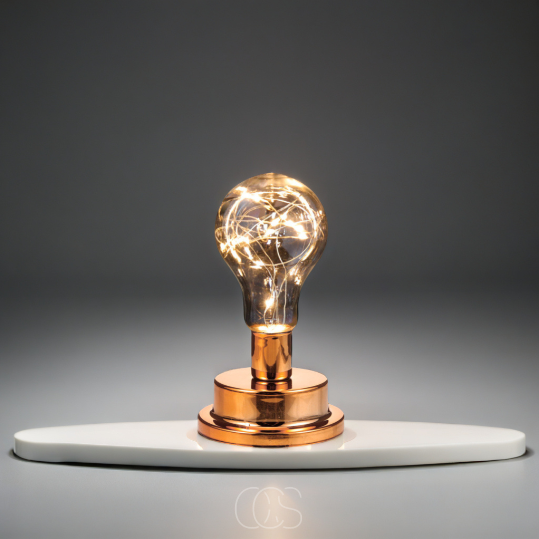 Table Lamp with Elegant Bulb Design