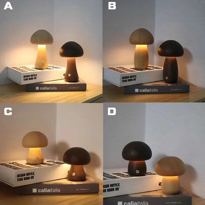 Gioia – Mushroom Night Lamp with Touch Control