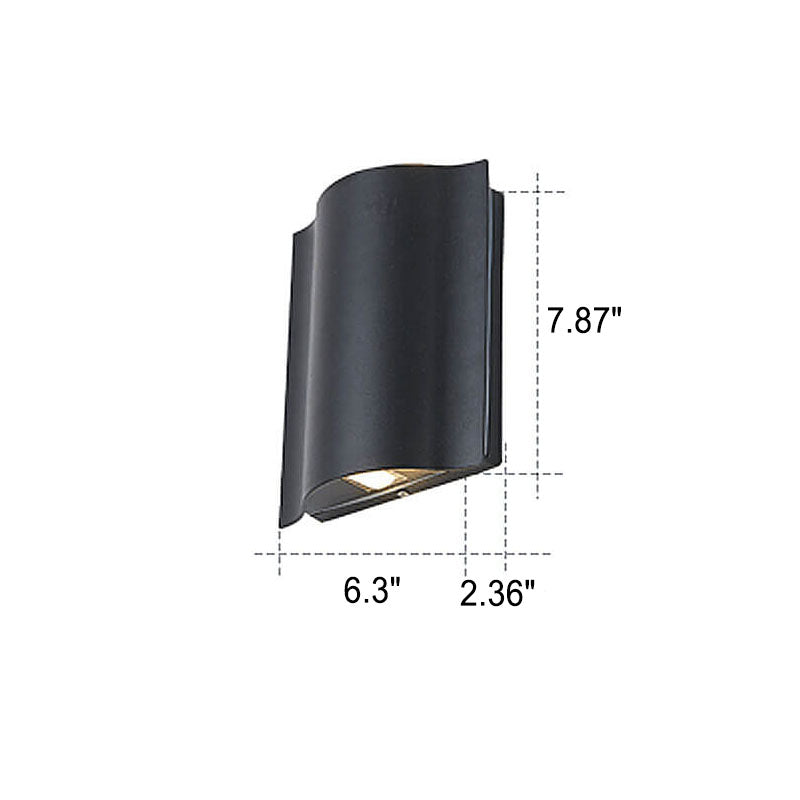 Modern Minimalist Aluminum Acrylic Wall Lamp – LED – (2/4/6 Light Sources)