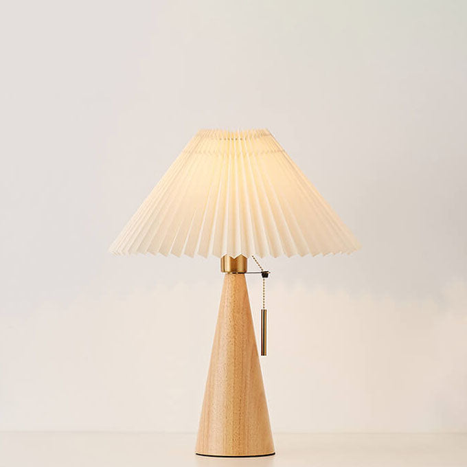 Japandi Wooden Table Lamp