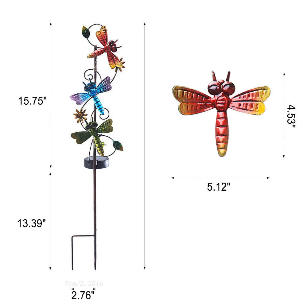 Colorful Solar Outdoor Lamp – LED Garden Stake, IP44 Waterproof