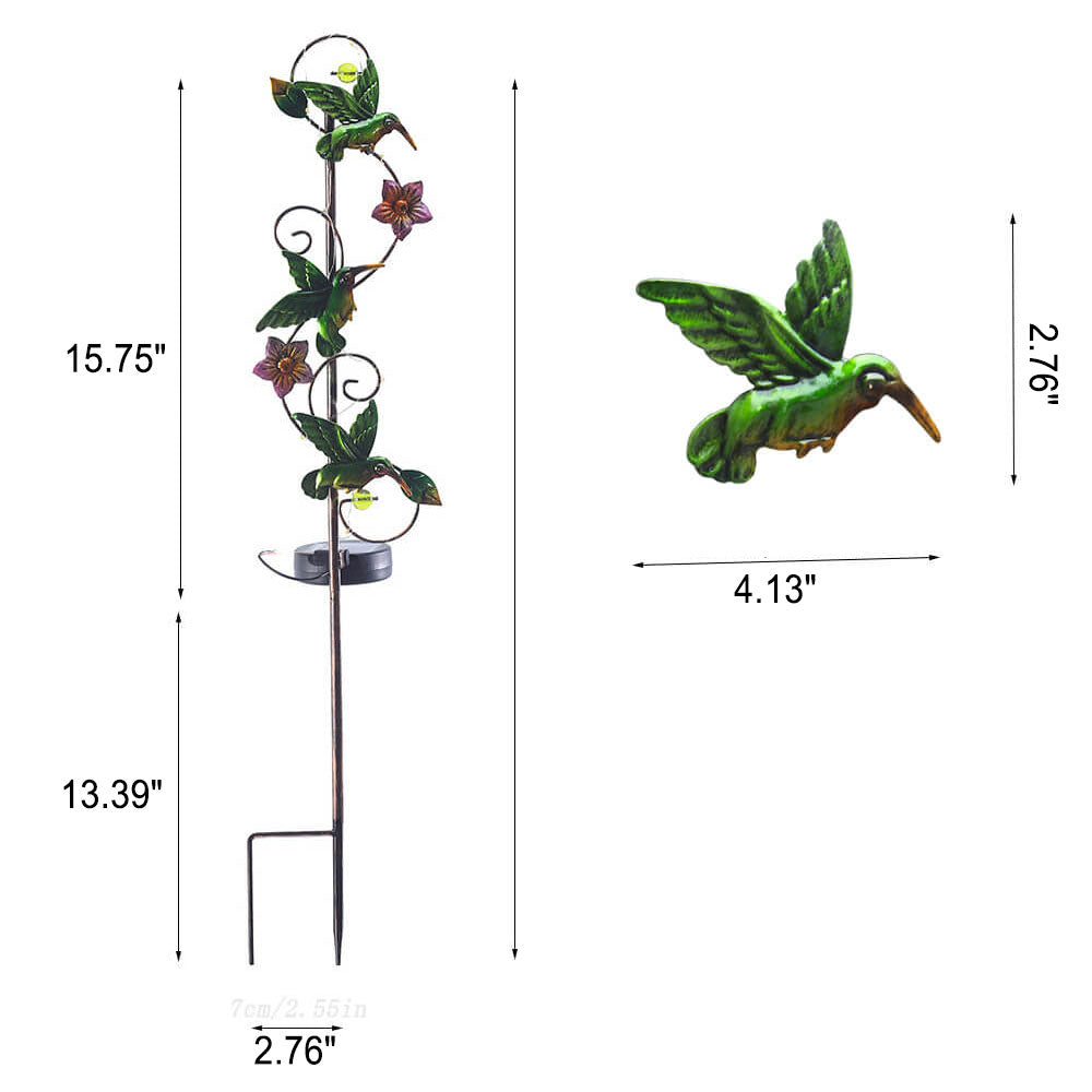 Colorful Solar Outdoor Lamp – LED Garden Stake, IP44 Waterproof