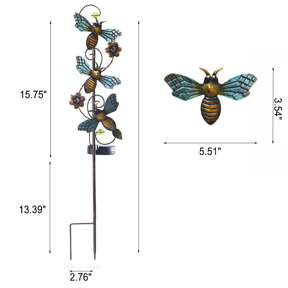 Colorful Solar Outdoor Lamp – LED Garden Stake, IP44 Waterproof