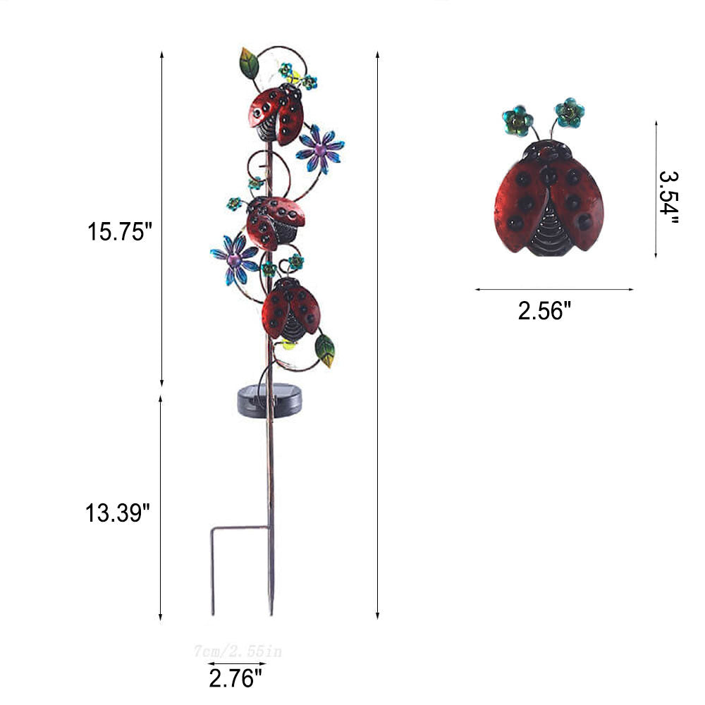 Colorful Solar Outdoor Lamp – LED Garden Stake, IP44 Waterproof
